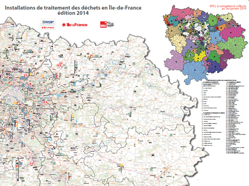 Installations de traitement de déchets en Île-de-France - Edition 2014