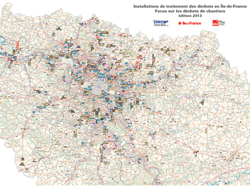 Installations de traitement des déchets de chantiers en Île-de-France - Edition 2013