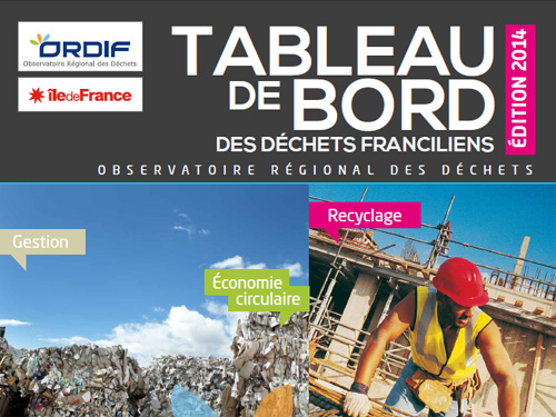 Tableau de bord des déchets franciliens 2014